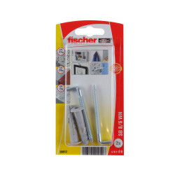 Diblu universal din nylon, cu carlig in vinclu, Fischer SB, 8 x 40 mm, set 2 bucati