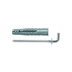 Diblu universal, din nylon, cu carlig in vinclu, Fischer UX, 10 x 60 mm