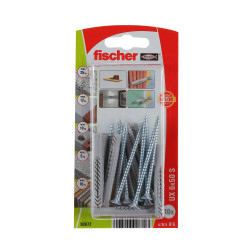 Diblu universal din nylon, cu surub, cap inecat, Fischer UX, 6 x 50 mm, set 10 bucati
