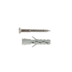 Diblu universal din nylon, cu surub cu cap bombat, Friulsider TUV, 6 x 30 mm
