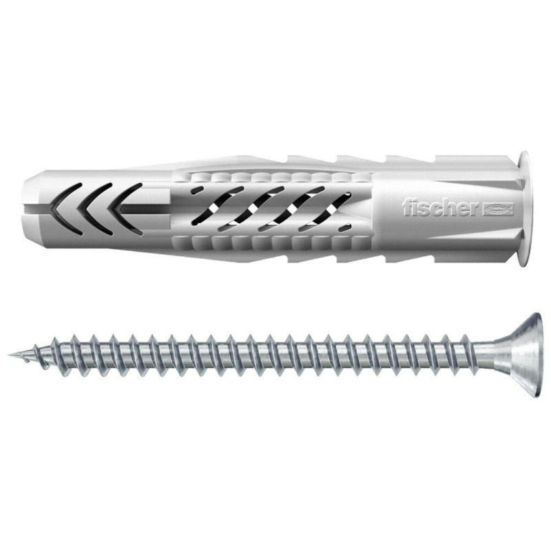Diblu universal din nylon, cu surub cu cap inecat, Fischer UX, 10 x 60 mm Diblu universal din nylon, cu surub cu cap inecat, Fischer UX, 10 x 60 mm