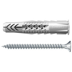 Diblu universal din nylon, cu surub cu cap inecat, Fischer UX, 8 x 50 mm
