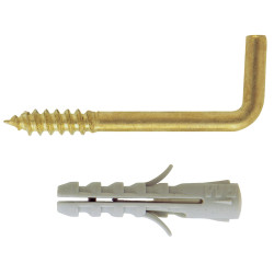 Diblu universal din nylon, cu surub cu carlig in vinclu, Friulsider TUG, 4 x 20 mm, set 10 bucati