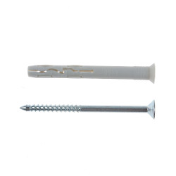 Diblu universal din nylon, cu surub cui, Fischer, 6 x 60 mm