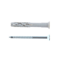 Diblu universal din nylon, cu surub cui, Fischer, 8 x 60 mm