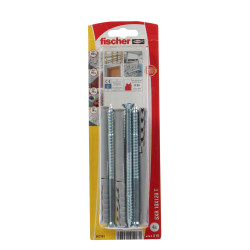 Diblu universal din nylon, cu surub de siguranta, Fischer SXR, 10 x 120 mm, set 4 bucati