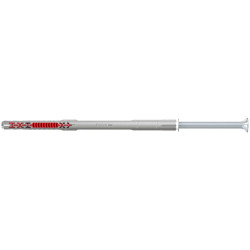 Diblu universal, din nylon, Fischer DuoXpand T, 10 x 200 mm, cu surub, zincat alb, cu cap inecat, Torx, TX30