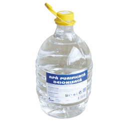 Apa purificata deionizata, flacon pet, 5L