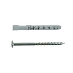 Diblu universal din nylon, Friulsider FM-X5, 10 x 100 mm, cu surub 7 x 105 mm, amprenta Torx T40, capat antifurt