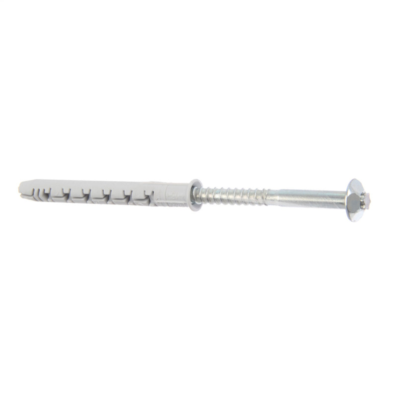 Diblu universal din nylon, Friulsider FM-X5, 10 x 115 mm, cu surub 7 x 120 mm, amprenta Torx T40, capat antifurt