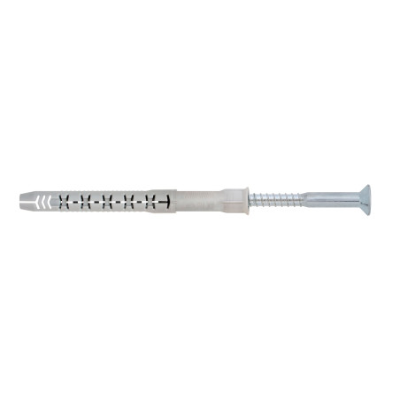 Diblu universal din nylon, Friulsider FM-X5, 10 x 115 mm, cu surub 7 x 120 mm, cap inecat, amprenta Torx