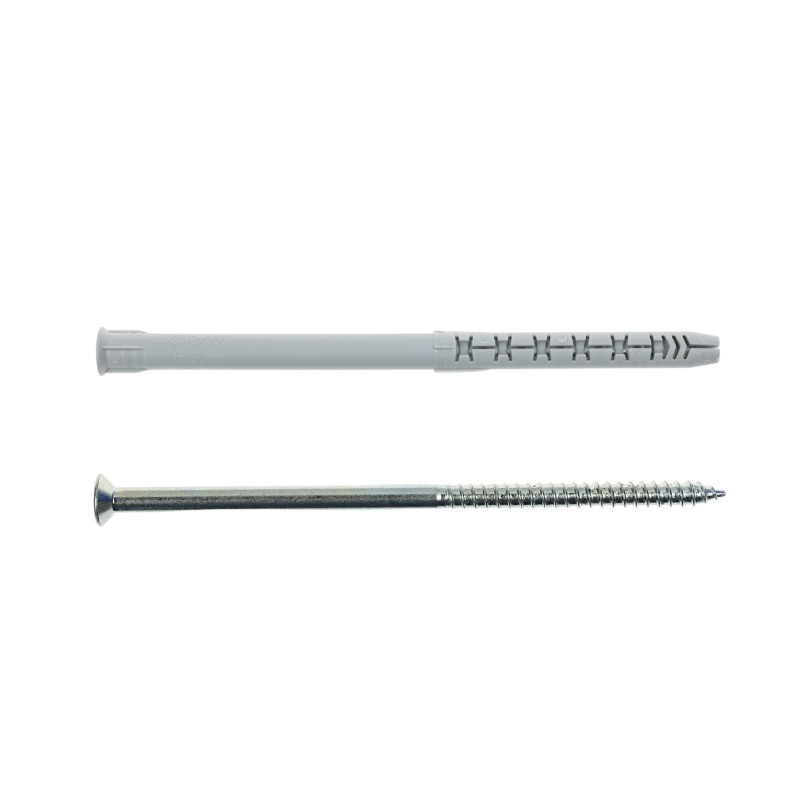 Diblu universal din nylon, Friulsider FM-X5, 10 x 160 mm, cu surub 7 x 165 mm, cap inecat, amprenta Torx Diblu universal din nylon, Friulsider FM-X5, 10 x 160 mm, cu surub 7 x 165 mm, cap inecat, amprenta Torx
