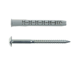 Diblu universal din nylon, Friulsider FM-X5, 10 x 85 mm, cu surub 7 x 90 mm, amprenta Torx T40, capat antifurt
