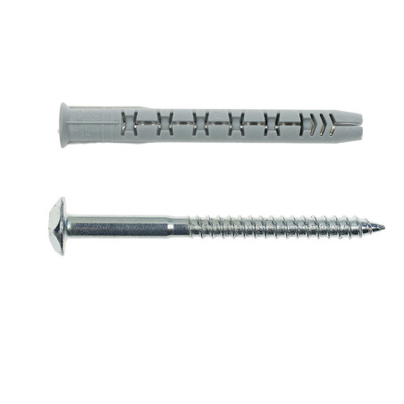 Diblu universal din nylon, Friulsider FM-X5, 10 x 85 mm, cu surub 7 x 90 mm, amprenta Torx T40, capat antifurt