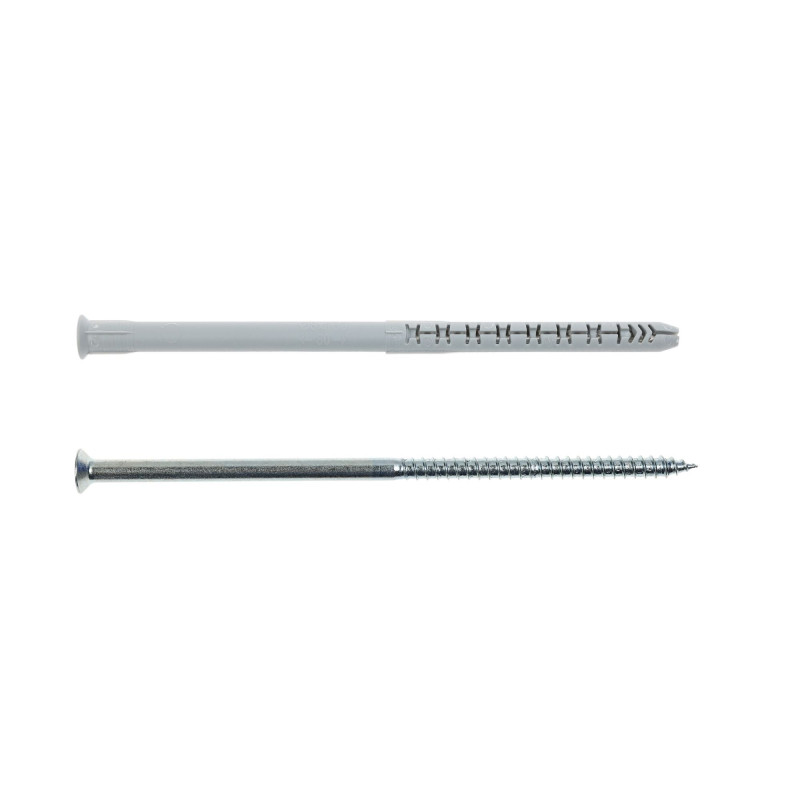 Diblu universal din nylon, Friulsider FM-X5, 8 x 150 mm, cu surub, 6 x 155 mm, cap inecat, amprenta Torx