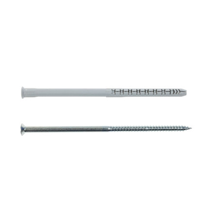 Diblu universal din nylon, Friulsider FM-X5, 8 x 150 mm, cu surub, 6 x 155 mm, cap inecat, amprenta Torx