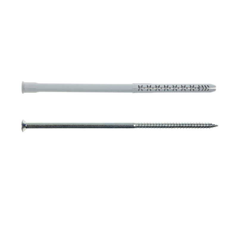 Diblu universal din nylon, Friulsider FM-X5, 8 x 170 mm, cu surub, 6 x 175 mm, cap inecat, amprenta Torx Diblu universal din nylon, Friulsider FM-X5, 8 x 170 mm, cu surub, 6 x 175 mm, cap inecat, amprenta Torx
