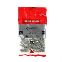 Diblu universal din nylon, Friulsider TU, 5 x 25 mm, set 35 bucati