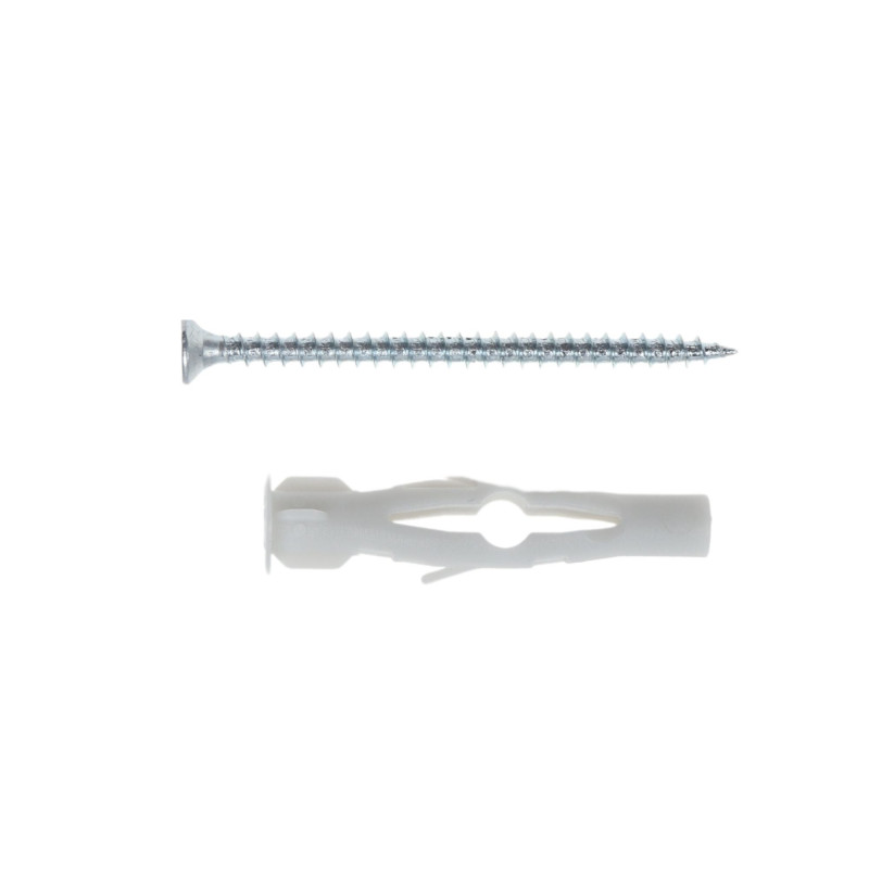 Diblu universal din plastic, cu surub cu cap inecat, Friulsider FXVT, 6 x 40 mm Diblu universal din plastic, cu surub cu cap inecat, Friulsider FXVT, 6 x 40 mm