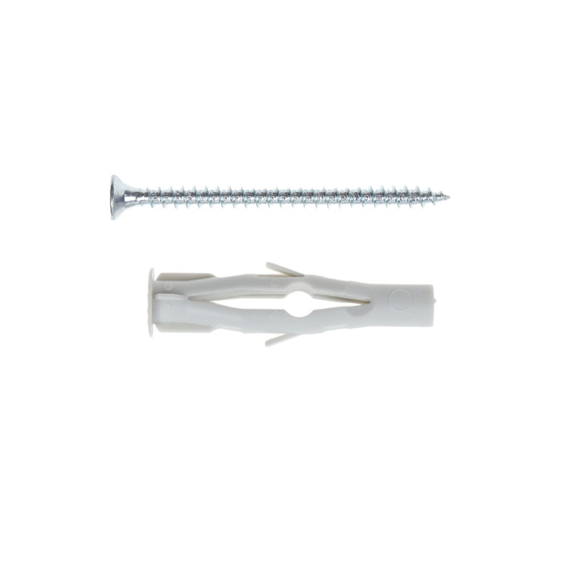 Diblu universal din plastic, cu surub cu cap inecat, Friulsider FXVT, 8 x 50 mm Diblu universal din plastic, cu surub cu cap inecat, Friulsider FXVT, 8 x 50 mm