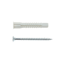 Diblu universal din plastic, cu surub cu cap inecat, Friulsider TMT, 10 x 66 mm
