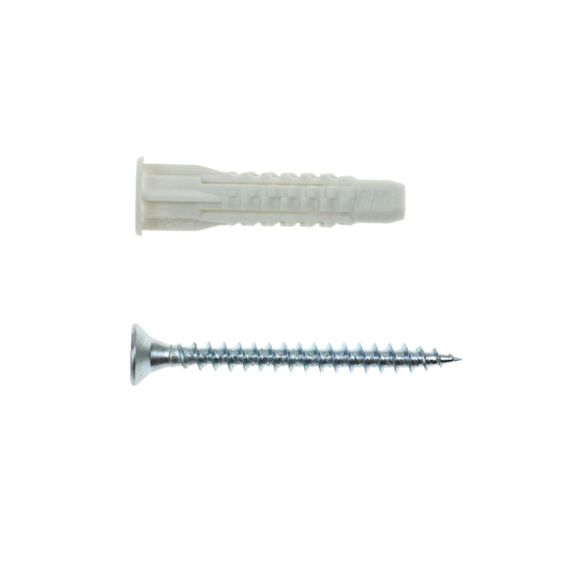 Diblu universal din plastic, cu surub cu cap inecat, Friulsider TMT, 6 x 33 mm Diblu universal din plastic, cu surub cu cap inecat, Friulsider TMT, 6 x 33 mm