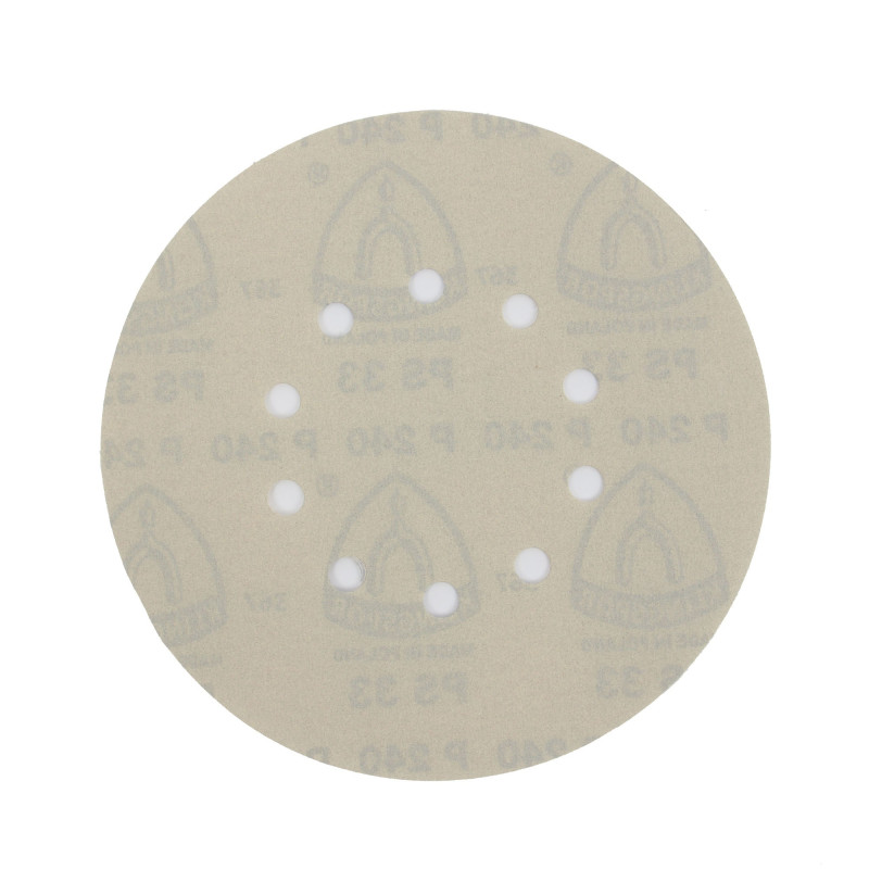 Disc abraziv, autoadeziv, Klingspor PS 33 BK, GLS 52, 225 mm, granulatie 240 Disc abraziv, autoadeziv, Klingspor PS 33 BK, GLS 52, 225 mm, granulatie 240