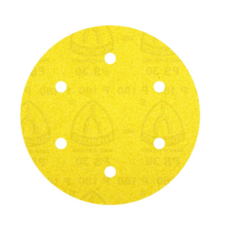 Disc abraziv cu autofixare, pentru lemn / vopsea / lac / chit, Klingspor PS 30 DK, 220 mm, granulatie 120