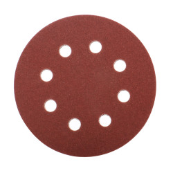 Disc abraziv cu autofixare, pentru slefuire lemn / metale, Bosch, 125 mm, granulatie 80, set 5 bucati