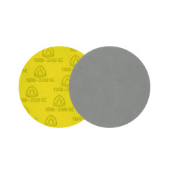 Disc abraziv cu autofixare, pentru slefuire vopsea / lac / chit, Klingspor FD 500, 150 mm, granulatie 1500