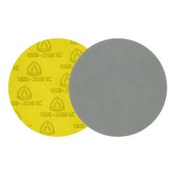 Disc abraziv cu autofixare, pentru slefuire vopsea / lac / chit, Klingspor FD500, 125 mm, granulatie 1000