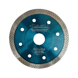 Disc diamantat, continuu, pentru debitare placi ceramice, Dupu Bistury, 115 x 22.23 x 1.4 mm