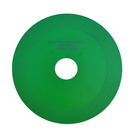 Disc diamantat, continuu, Top Vetrogres, 115 x 22.23 x 1 mm