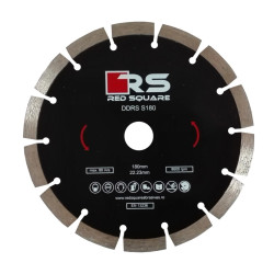 Disc diamantat, cu segmente, pentru debitare beton, Red Square DDS180,180 x 22.2 x 2.4 mm