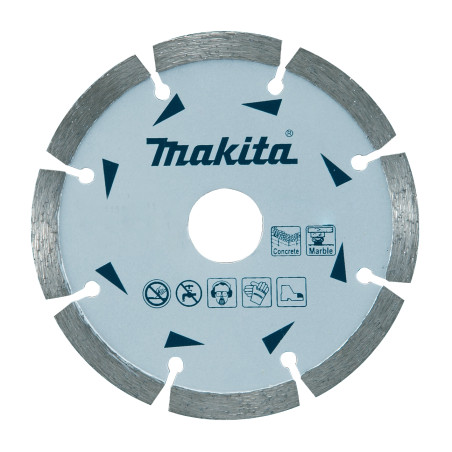 Disc diamantat, cu segmente, pentru debitare beton / marmura, Makita D-52766, 125 x 22.23 x 1.8 mm