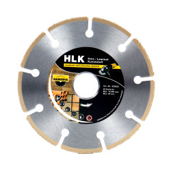 Disc diamantat, cu segmente, pentru debitare lemn, HLK 320023, 125 x 22.23 mm