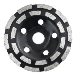 Disc diamantat, segmentat, pentru slefuire beton / granit / marmura, Lumytools LT08812, 125 x 22.2 mm