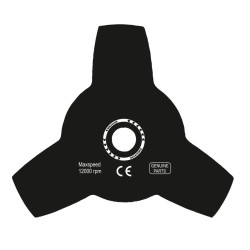 Disc motocoasa pentru tuns iarba, Ruris, otel, cu 3 lame, D 250 mm