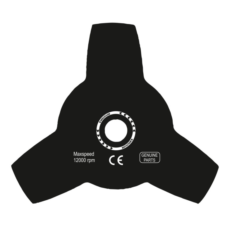 Disc motocoasa pentru tuns iarba, Ruris, otel, cu 3 lame, D 250 mm Disc motocoasa pentru tuns iarba, Ruris, otel, cu 3 lame, D 250 mm
