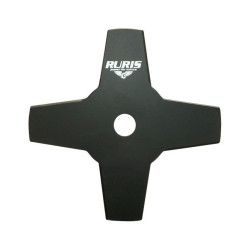 Disc motocoasa pentru tuns iarba, Ruris, otel, cu 4 lame, D 250 mm