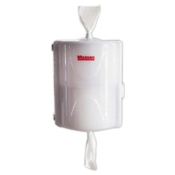 Dispenser hartie igienica dublu one by one Misavan, plastic, alb