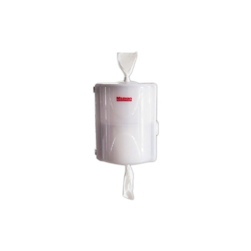 Dispenser hartie igienica dublu one by one Misavan, plastic, alb