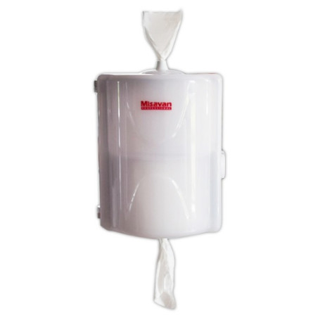 Dispenser hartie igienica dublu one by one Misavan, plastic, alb