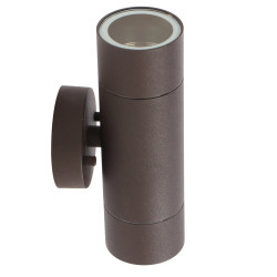 Aplica exterior 00-955/2, orientare in sus / in jos, 2 x GU10, ruginiu, modern