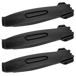 Dispozitiv parghie pentru scos cauciuc bicicleta Fischer, plastic, set 3  buc