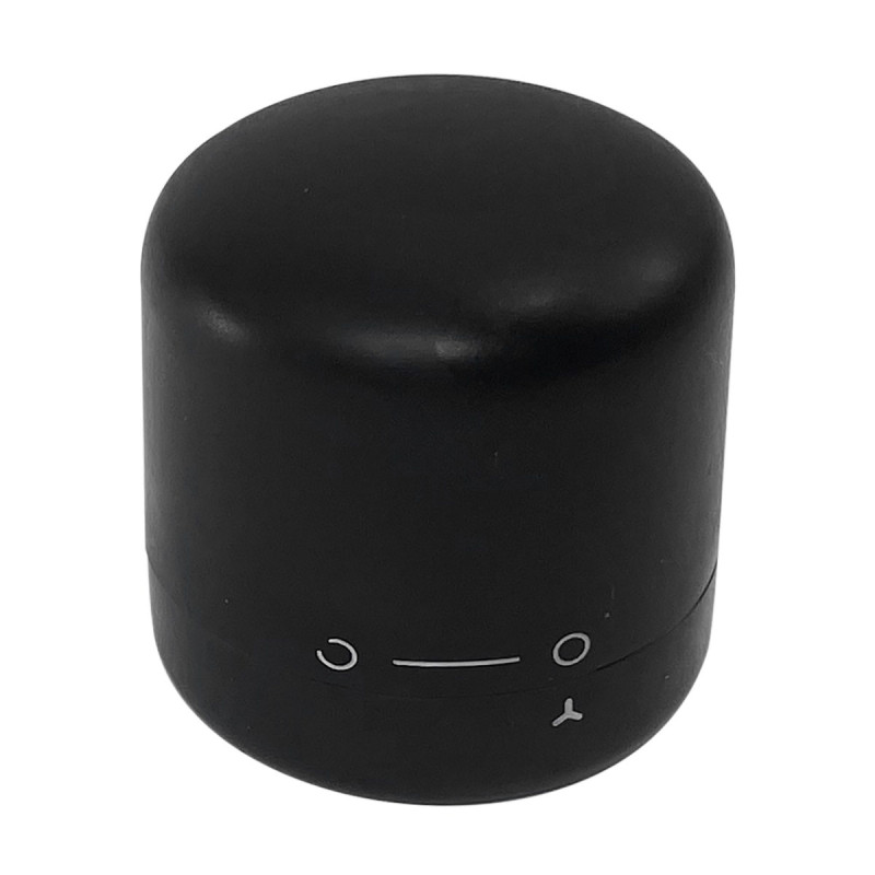 Dop de vid pentru sticle de vin, SP-019, ABS + silicon, negru, 4 x 3.9 cm