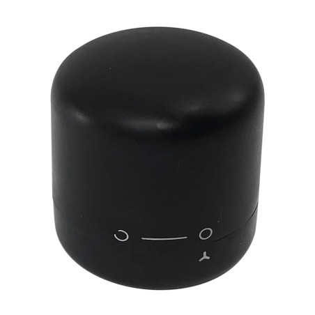 Dop de vid pentru sticle de vin, SP-019, ABS + silicon, negru, 4 x 3.9 cm
