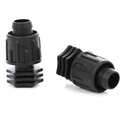 Dop pentru banda pentru irigatii prin picurare, D 17 mm, negru, polipropilena, set 2  buc