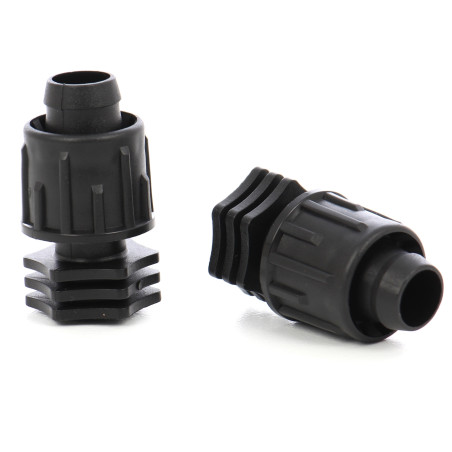 Dop pentru banda pentru irigatii prin picurare, D 17 mm, negru, polipropilena, set 2  buc