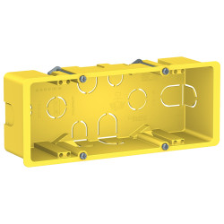 Doza aparat gips carton Schneider Electric Easy Styl, incastrata, modulara, 7 module, 184 x 73 x 51 mm